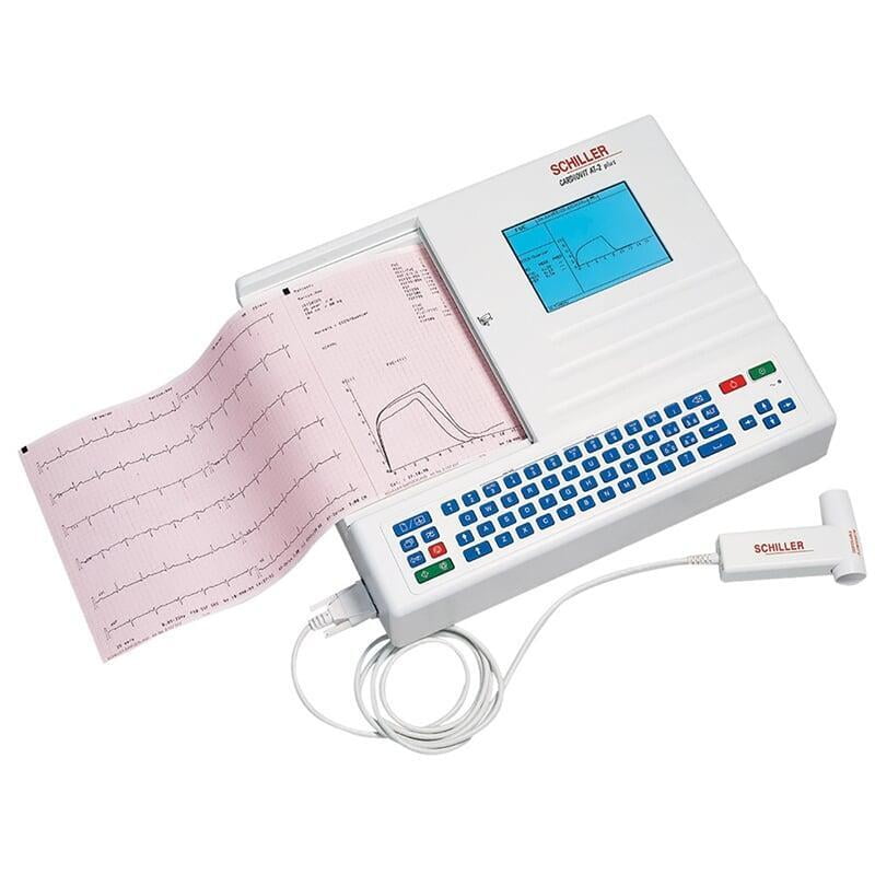 Electrocardiograph and spirometer in one device at-2 plus Schiller