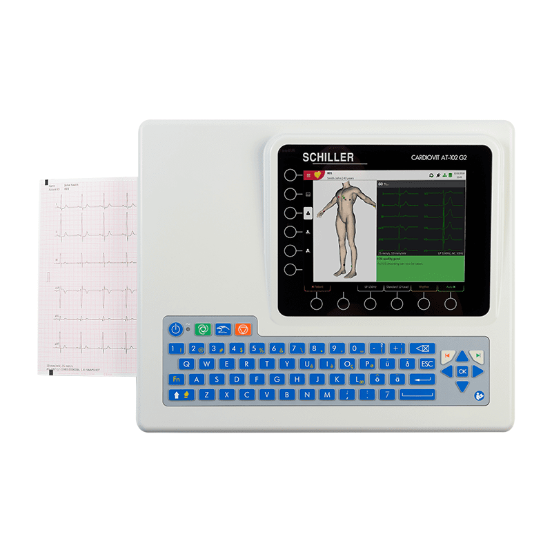 EKG AT-102 G2 Schiller device for GPs, Clinics and Hospitals