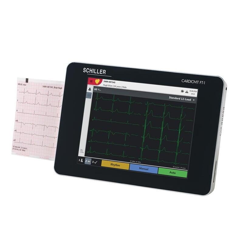 Cardiovit FT-1 is an ultra-portable EKG